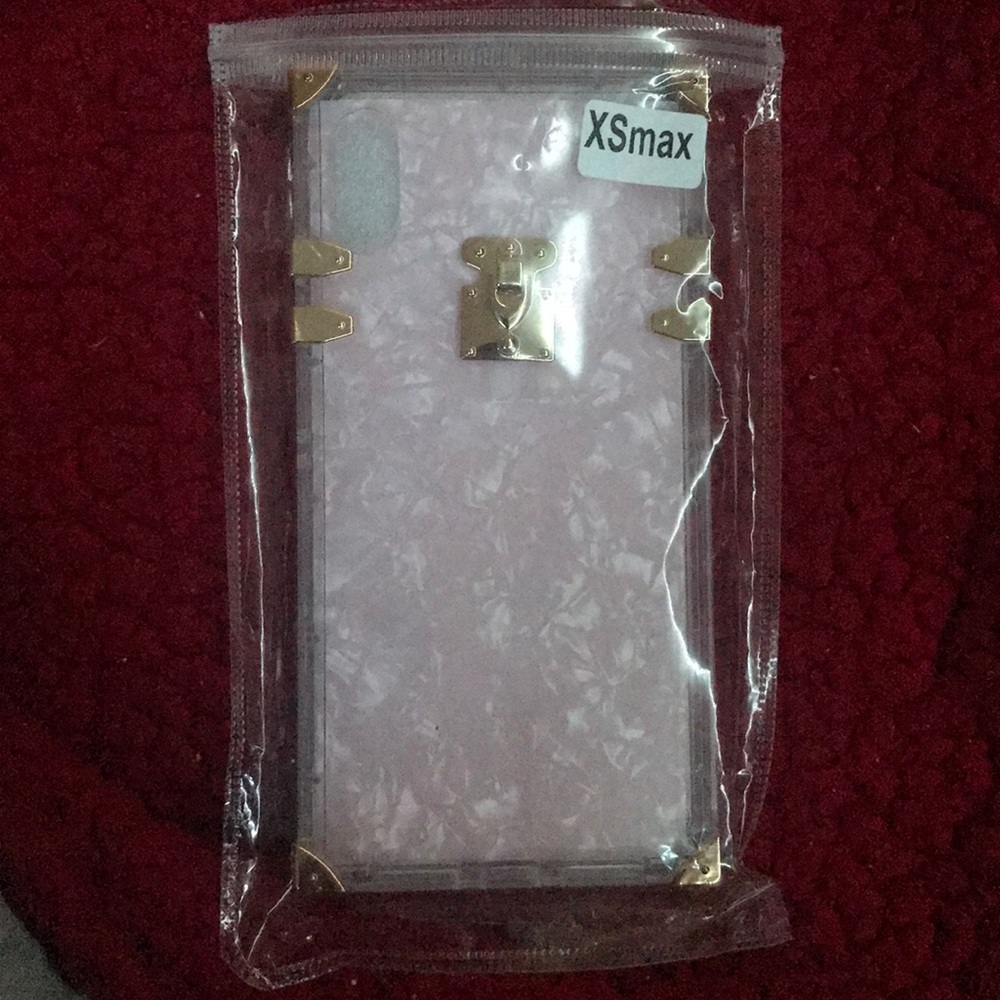 Pink marble luxury phone case